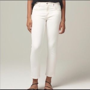 CITIZENS OF HUMANITY ELSA MID RISE WHITE JEAN